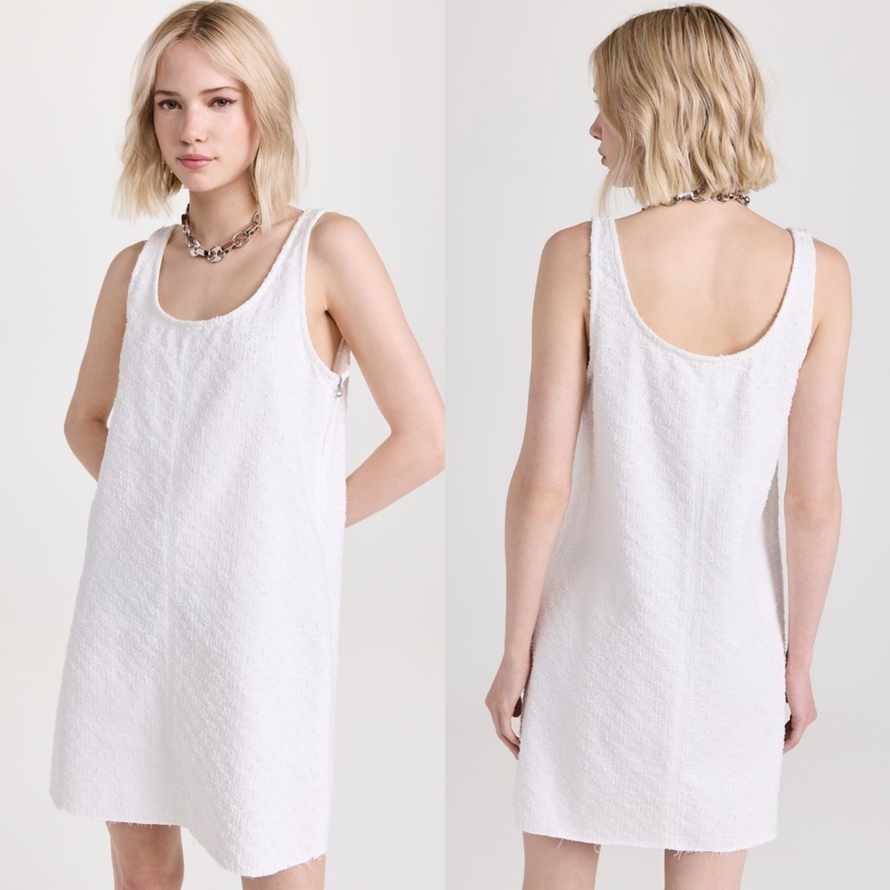rag & bone Ivory Textured Mini Dress